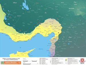 Cilicia y el norte de Siria en 1174 v000